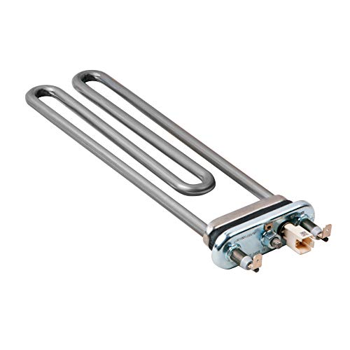 VIOKS Heizelement Widerstand Heizung Ersatz für Whirlpool Bauknecht 481225928823 mit Fühler 2050W 230V Heizspirale Rohrheizkörper für Waschmaschine von VIOKS