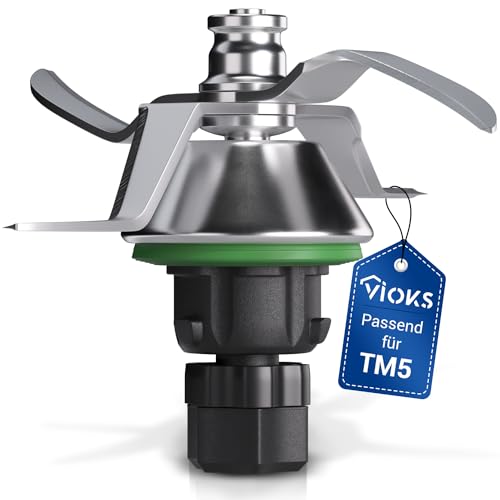 VIOKS Messer Ersatz für Vorwerk Thermomix TM5 Messer TM 5 Küchenmaschine Mixmesser Ultrascharf aus Edelstahl SUS420 - Ersatzteile für Küchenmaschine Thermomix von VIOKS