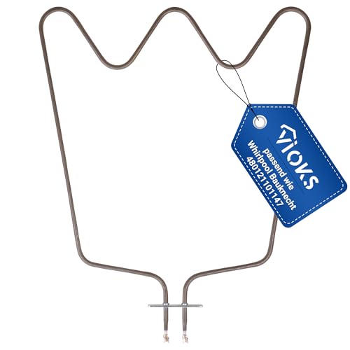 VIOKS Unterhitze Heizung Heizelement Elektro-Heizkörper 230V Ersatz für Whirlpool Bauknecht 480121101147 Backofenheizung Heizstab C00311591 3332R729 Backofen Ofen Herd Zubehör Ersatzteile von VIOKS