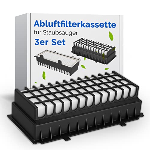 VIOKS Abluftfilterkassette Set 3x Hepa-Filter Ersatz für Bosch Siemens 00577281 00573928 für Staubsauger Filter Filterkassette Lamellenfilter Staubsaugerfilter Hygienefilter VIOKS Abluftfilterkassette Set 3x Hepa-Filter Ersatz für Bosch Siemens 00577281 00573928 für Staubsauger Filter Filterkassette Lamellenfilter Staubsaugerfilter Hygienefilter von VIOKS