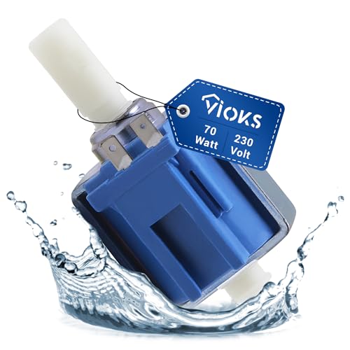 VIOKS Elektrische Wasserpumpe 230V 70W Ersatzt für ARS CP4SP - Mini Pumpe Wasser/Kleine Wasserpumpe 230V für Kaffeemaschinen von AEG Jura Krups Melitta Siemеns von VIOKS