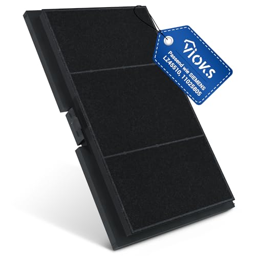 VIOKS Filter Abzugshaube 300 x 198 x 22 mm Ersatz für Siemеns LZ45510 11025805 DSZ4551 CZ5145X5 Z54TC01X0 Kohlefilter für Dunstabzugshauben - Aktivkohlefilter Dunstabzugshaube Siemеns & Neff VIOKS Filter Abzugshaube 300 x 198 x 22 mm Ersatz für Siemеns LZ45510 11025805 DSZ4551 CZ5145X5 Z54TC01X0 Kohlefilter für Dunstabzugshauben - Aktivkohlefilter Dunstabzugshaube Siemеns & Neff von VIOKS