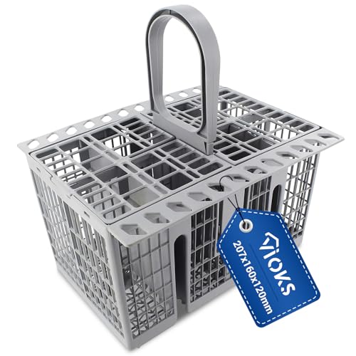 VIOKS Geschirrspüler Besteckkorb 3-teilig Ersatz für Whirlpоol Bаuknеcht 488000386607 Indesit Hotpoint C00386607 Besteckkasten für Unterkorb - Besteckkorb Spülmaschine & Körbe für Geschirrspüler von VIOKS