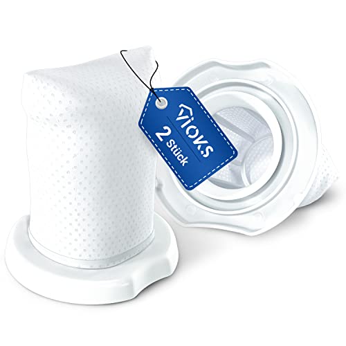 VIOKS Handstaubsauger Filter 2x Set Ersatz für Vorwerk Akku Staubsauger - Vorwerk Kobold VC100 Filter/Kobold VC100 Zubehör für Kobold Staubsauger von VIOKS