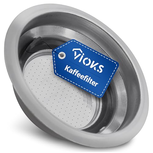 VIOKS Kaffeefilter Tassensieb Ersatz für De Longhi 5513280991 für Siebträgergerät Kaffeemaschine Dedica Skulptur Icona EC680 Espressomaschine VIOKS Kaffeefilter Tassensieb Ersatz für De Longhi 5513280991 für Siebträgergerät Kaffeemaschine Dedica Skulptur Icona EC680 Espressomaschine von VIOKS