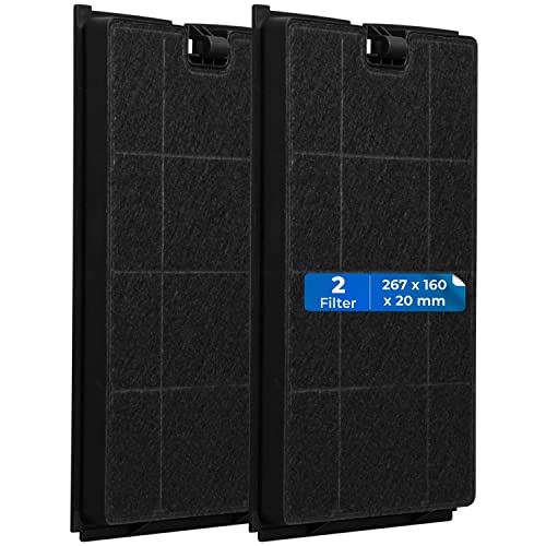 VIOKS Kohlefilter Filterset 2x Filter Ersatz für Bauknеcht 484000008675 Type35 267x160mm für Dunstabzugshaube Aktivkohlefilter Ersatzteil für Abzugshaube VIOKS Kohlefilter Filterset 2x Filter Ersatz für Bauknеcht 484000008675 Type35 267x160mm für Dunstabzugshaube Aktivkohlefilter Ersatzteil für Abzugshaube von VIOKS