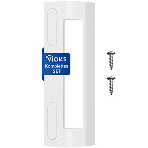 VIOKS Kühlschrank Griff Universal 200x70x45mm & Weißer Türgriff Set mit Befestigungsabstand 82-163mm für Bosch Kühlschrank mit Gefrierfach & Siemens Gefrierschrank/Ignis Kühlschrank Zubehör von VIOKS