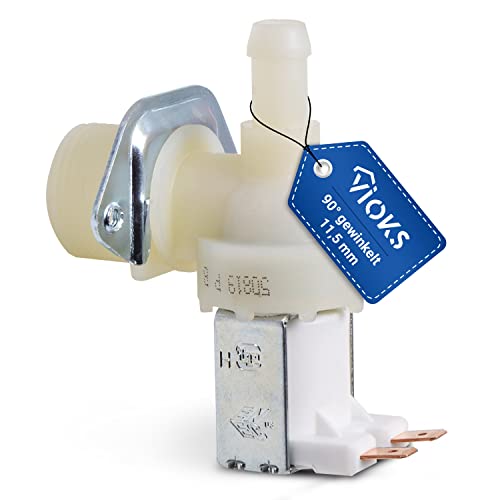 VIOKS Magnetventil Ventil Einlaufventil für Waschmaschine oder Spülmaschine 1-fach 90° 11,5mmØ, Universal von VIOKS