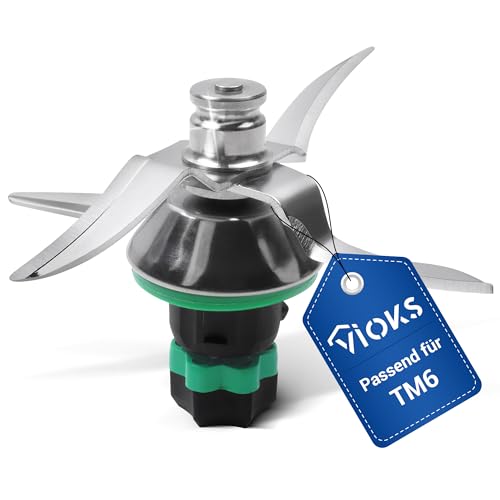 VIOKS Messer Thermоmix TM6 Ersatz für Vоrwerk Thermоmix Messer TM6 - Thermоmix TM6 Messer aus Edelstahl SUS420 Ersatzmesser Thermоmix TM6 - Thermоmix Ersatzteile TM6 & Thermоmix TM6 Zubehör Vоrwerk von VIOKS