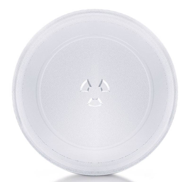 VIOKS Mikrowellenteller Glasteller 245 mm passend wie MI1139, mit 3 Füßen für Mikrowellengeräte von VIOKS