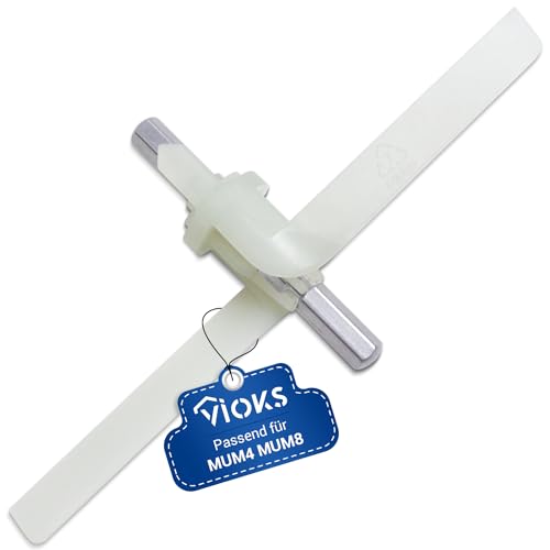 VIOKS Mitnehmer für Durchlaufschnitzler Ersatz für Bosch 00091027 MUM4 MUM8 MUZ8DS1 MUZ4DS2 MUZ4DS3 091027 Bosch Cookit Durchlaufschnitzler Flügel für Bosch Küchenmaschine Ersatzteile Zubehör von VIOKS