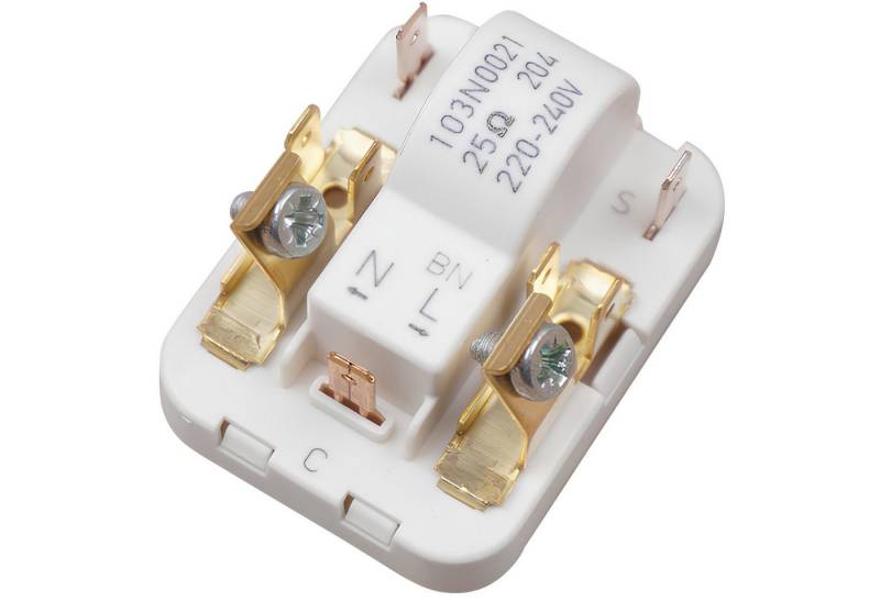 VIOKS Relais-Modul Anlassvorrichtung Ersatz für Danfoss 103N0021, 4,8 mm AMP für Kompressor Kühlschrank Gefrierschrank von VIOKS