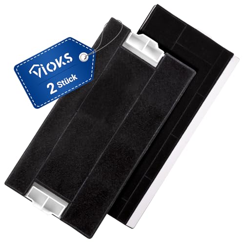 VIOKS SET 2x Aktivkohlefilter Dunstabzugshaube 380/395 x 175/196 x 30 mm Ersatz für Bosch DHZ4506 434229 00434229 Siеmens LZ45501 Neff Z5144X1 Z5144X5 Constructa CZ5144X5 - Filter Dunstabzugshaube von VIOKS