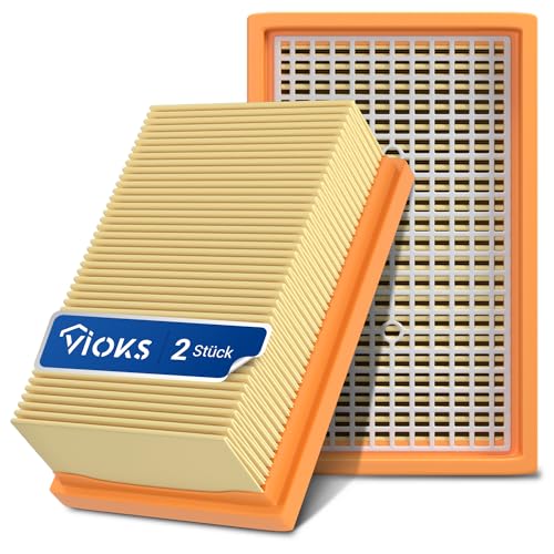 VIOKS Set 2x Staubsauger Filter Ersatz für Kärcher Filter KFI 4410 2.863-005.0 28630050 MV4 MV6 WD4 WD5 WD6 - Filter für Staubsauger Kärcher WD4 Filter Kärcher WD5 Filter Kärcher WD6 Filter von VIOKS