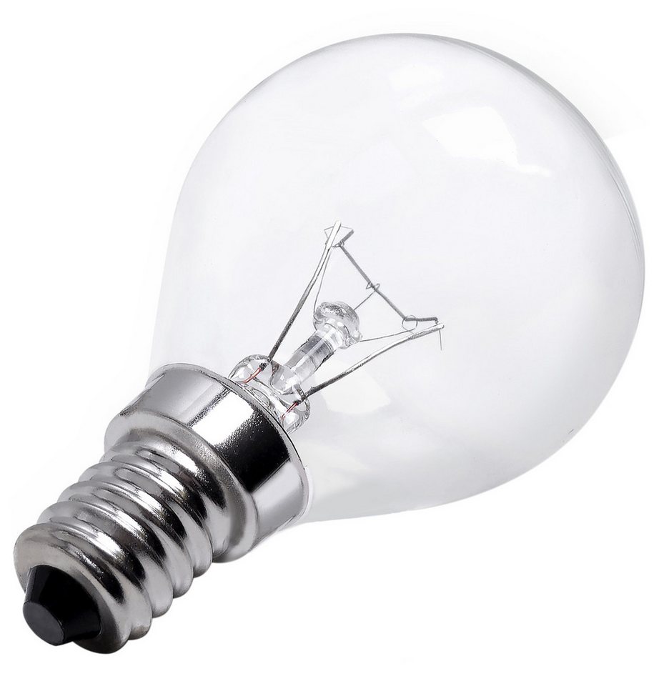 VIOKS Spezialleuchtmittel Lampe E14 40W 45mmØ 77mm 230V bis 300°C, für Backofen, Kühlschrank von VIOKS