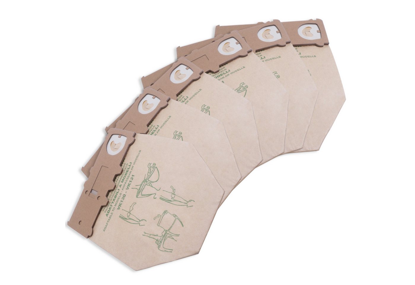 VIOKS Staubsaugerbeutel Filtertüten Ersatz für Vorwerk Staubbeutel, passend für Kobold VK130 VK131, 6 St., Papiertüten für Staubsauger VIOKS Staubsaugerbeutel Filtertüten Ersatz für Vorwerk Staubbeutel, passend für Kobold VK130 VK131, 6 St., Papiertüten für Staubsauger von VIOKS