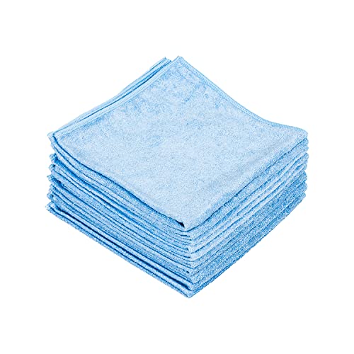 VIOVIE Profi Mikrofaser Tuch 10er Paket 40x40 cm Blau, Putztücher mit maximaler Aufnahmekraft von Staub, Schmutz und Flüssigkeit, langlebige Mikrofaser Allzwecktücher mit Kantenschutz gegen Kratzer VIOVIE Profi Mikrofaser Tuch 10er Paket 40x40 cm Blau, Putztücher mit maximaler Aufnahmekraft von Staub, Schmutz und Flüssigkeit, langlebige Mikrofaser Allzwecktücher mit Kantenschutz gegen Kratzer von VIOVIE