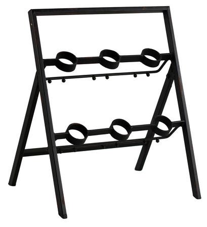 Weinregal aus Metall, für 6 Flaschen von VIP International