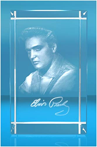 VIP-LASER XL Glasquader 3D Autogramm Elvis Presley - Ein muss für jeden Elvis Fan! von VIP-LASER