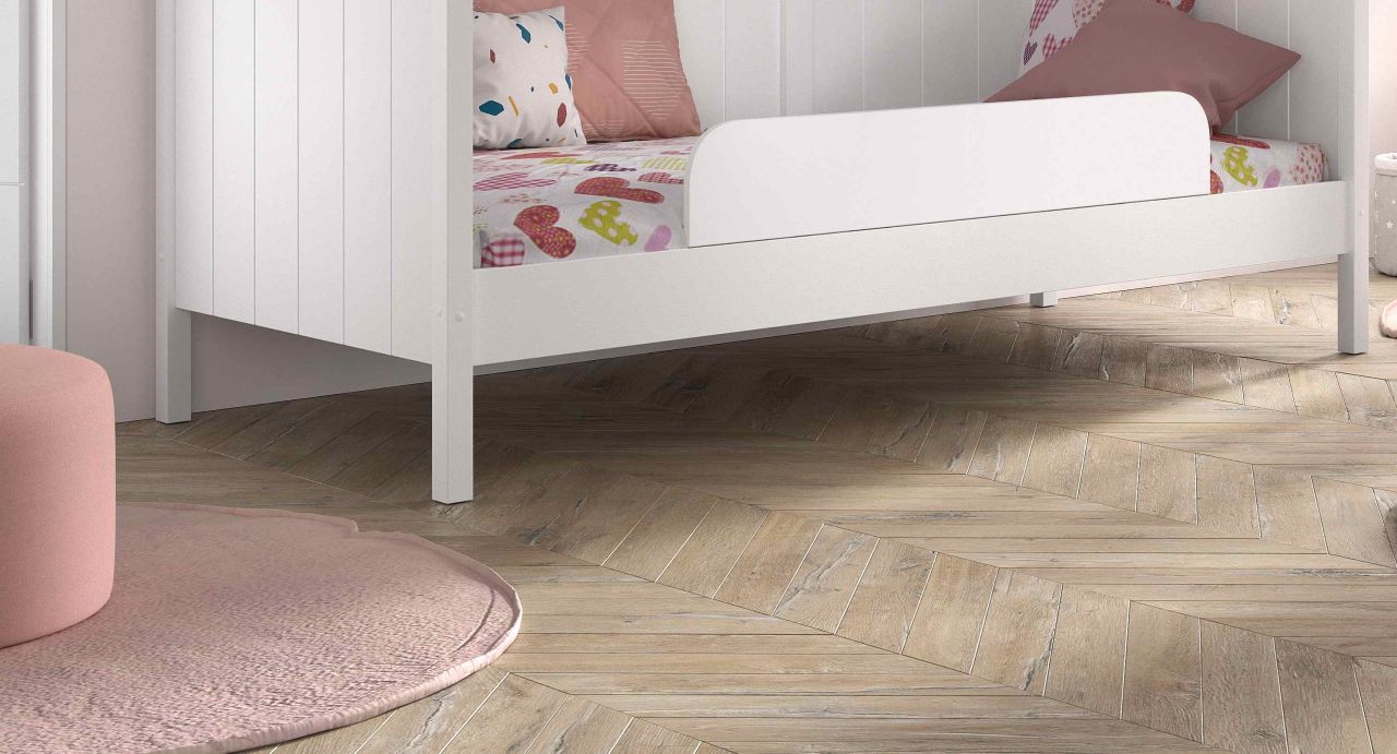 Absturzschutz für Hausbett Amori Rausfallschutz Kindermöbel Kinderzimmer Weiß von VIPACK