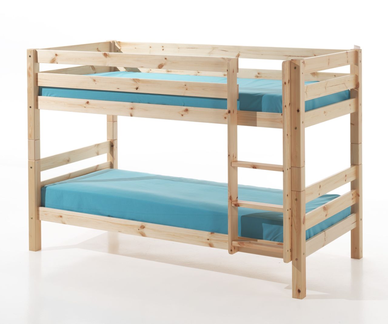 Etagenbett 90x200 Kinderbett Hochbett Spielbett Massivholzbett Stockbett 140 cm von VIPACK