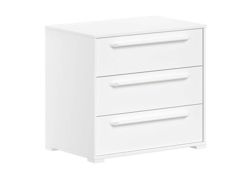 Kommode mit 3 Schubladen Aufbewahrungsschrank Sideboard Schrank Weiß von VIPACK