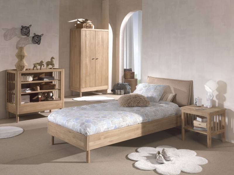 Set Futonbett Stoff Schrank 2T Nachtkonsole Beistellregal Lattenrost Eiche ma... Set Futonbett Stoff Schrank 2T Nachtkonsole Beistellregal Lattenrost Eiche ma... von VIPACK