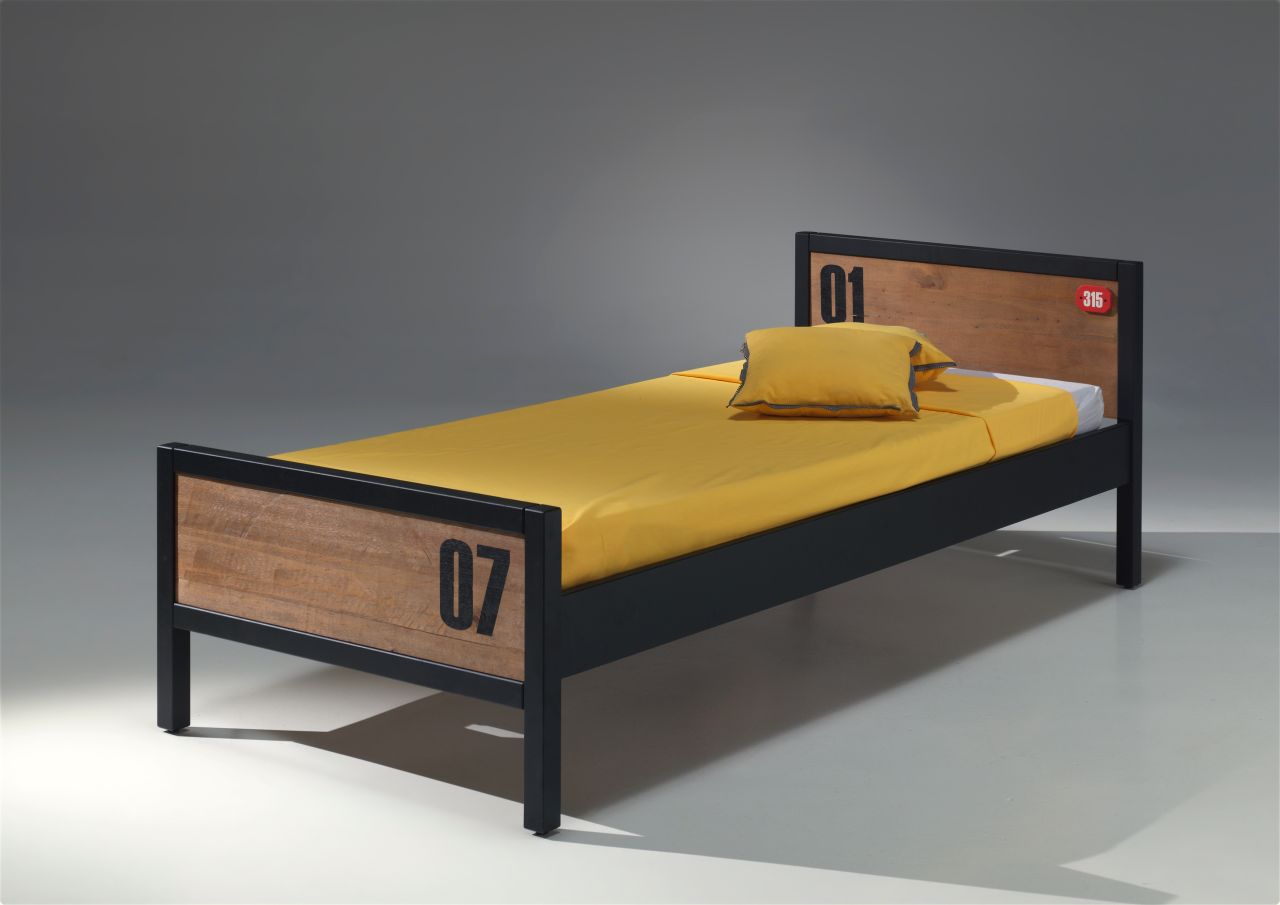 Vipack ALEX Einzelbett Kinderbett Jugendbett Jugendliege Kiefer massiv MDF von VIPACK