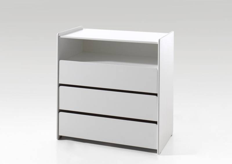 Vipack Kinderzimmer "KIDDY" - Kommode Highboard Sideboard Anrichte - Weiß von VIPACK