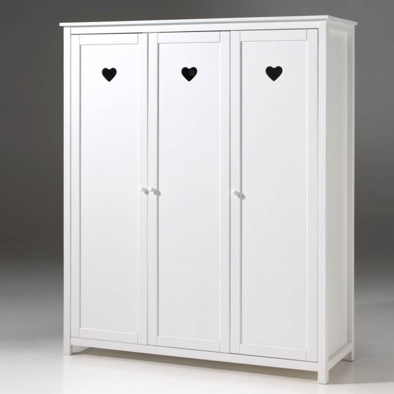 Vipack: Kleiderschrank 3-trg "AMORI" - Kinderschrank - Kinderkleiderschrank von VIPACK