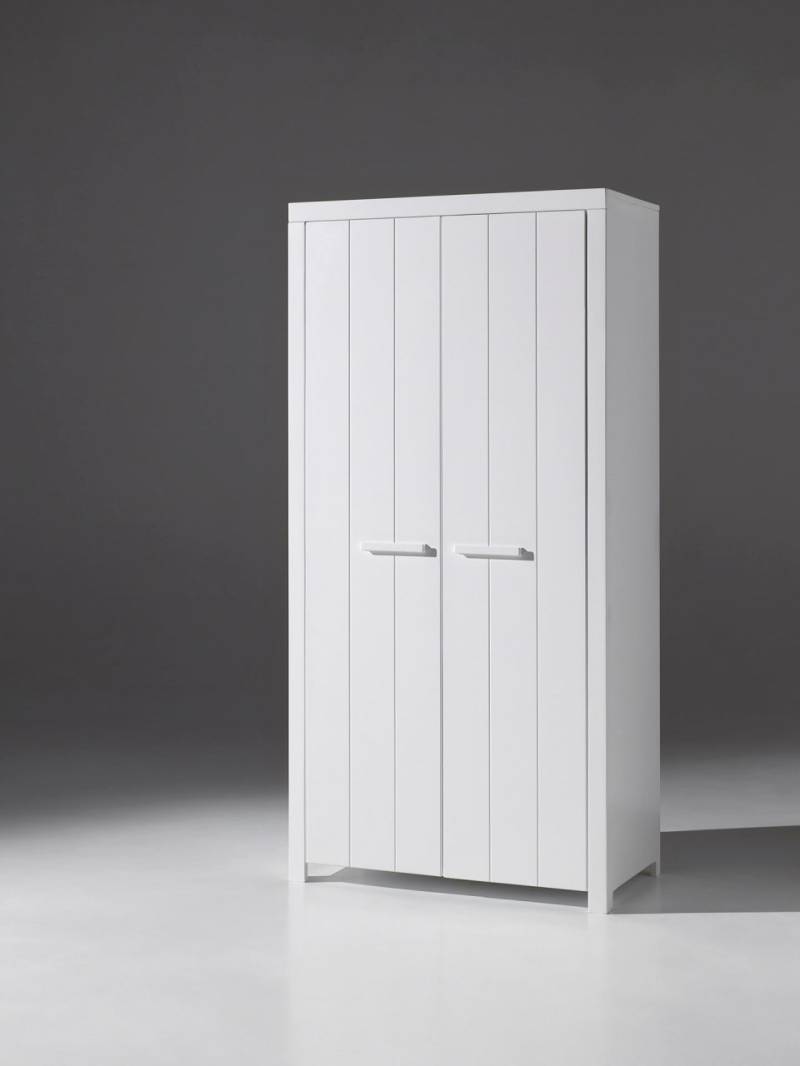 Vipack: Kleiderschrank"ERIK" 2-Türig-Jugend-/ Kinderschrank Kleiderstange- Weiß von VIPACK