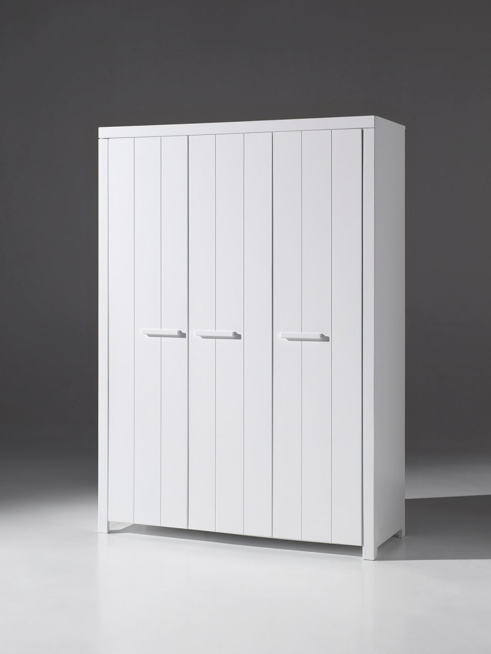 Vipack: Kleiderschrank"ERIK" 3-Türig-Jugend-/ Kinderschrank Kleiderstange- Weiß von VIPACK