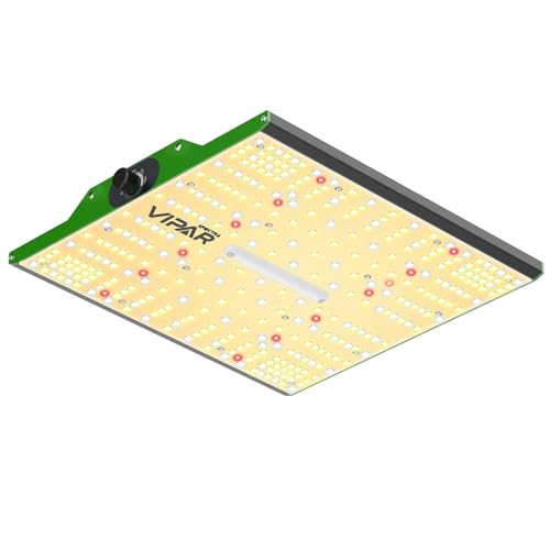 VIPARSPECTRA P1000 LED Grow Lampe, 2024 Pflanzenlampe Led Vollspektrum, Pflanzenlampen LED Grow Light, Dimmen 0%-100% für Gewächshaus Zimmerpflanzen Sämling Gemüse Blüte für Growzelt 60x60cm 80x80cm von VIPARSPECTRA