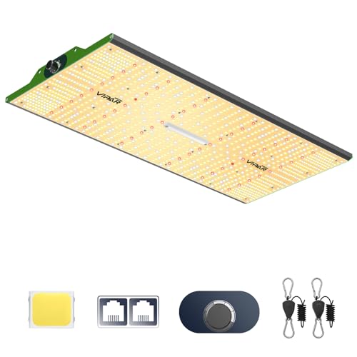 VIPARSPECTRA P2000 250w Grow Lampe,Pflanzenlampe Led Vollspektrum,Pflanzenlampen LED Grow Light mit Daisy-Chain 6 Levels Dimmen 0-100% Für Heimgrow Von Anzucht zur Blüte für Growzelt 120x60cm 120x90cm von VIPARSPECTRA