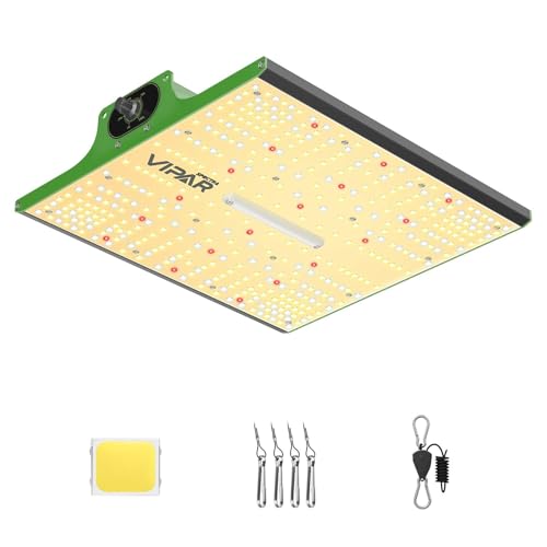 VIPARSPECTRA Pro Series P600 LED Grow Light mit verbesserten SMD-LEDs, Pflanzenlampe LED Grow Lampe sonnenähnlichem Vollspektrum und dimmbarer Funktion für Hydroponic-Zimmerpflanzen Veg Flower von VIPARSPECTRA