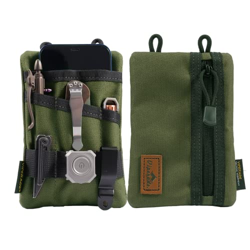 VIPERADE VE1 EDC Werkzeugtasche Organizer EDC Pouch Klein Taschen Pocket Organizer Nylon Multitool Tasche Klein für Taschenlampe Taschenmesser Stift Notizbuch von VIPERADE