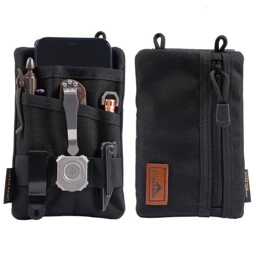 VIPERADE VE1 EDC Werkzeugtasche Organizer EDC Pouch Klein Taschen Pocket Organizer Nylon Multitool Tasche Klein für Taschenlampe Taschenmesser Stift Notizbuch von VIPERADE