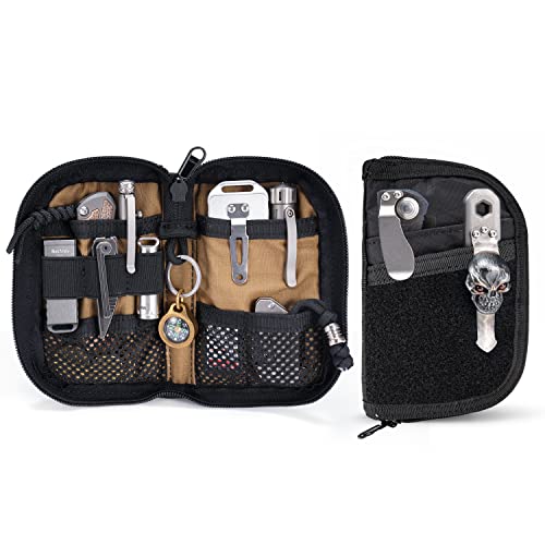 VIPERADE VE10 X-Pac EDC Multitool Pouch Organizer Multifonction Durable Nylon Tool Pocket Pouch Tools Scheide Messerscheide für Taschenlampenhalter,Stifthalter,für Leatherman Multitool(X-Pac Schwarz) von VIPERADE