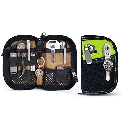 VIPERADE VE10 X-Pac EDC Multitool Pouch Organizer Multifonction Durable Nylon Tool Pocket Pouch Tools Scheide Messerscheide für Taschenlampenhalter,Stifthalter,für Multitool(X-Pac Grün) von VIPERADE