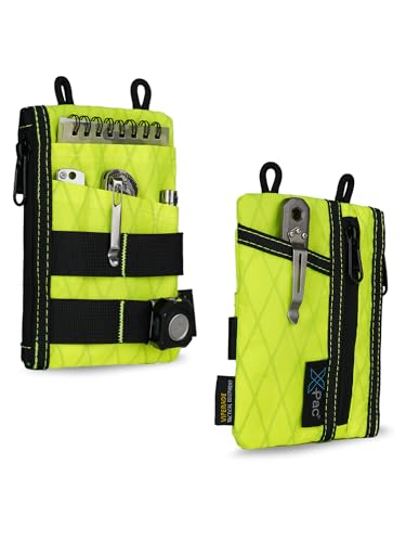 VIPERADE VE16N X-Pac EDC Tasche Werkzeug Organizer, multifunktionale kleine Werkzeugtasche mit 7 Taschen, EDC Organizer Tasche für Männer, schlanker Multitools Taschen Organizer –Chartreuse von VIPERADE