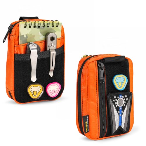 VIPERADE VE26 EDC Pouch Klein EDC Werkzeugtasche mit 8 Taschen und 3 elastischen Fächern Klein EDC Organizer Tasche für Multitool Pocket Organizer EDC Tasche Tools Organizer mit Klettfläche -Orange VIPERADE VE26 EDC Pouch Klein EDC Werkzeugtasche mit 8 Taschen und 3 elastischen Fächern Klein EDC Organizer Tasche für Multitool Pocket Organizer EDC Tasche Tools Organizer mit Klettfläche -Orange von VIPERADE