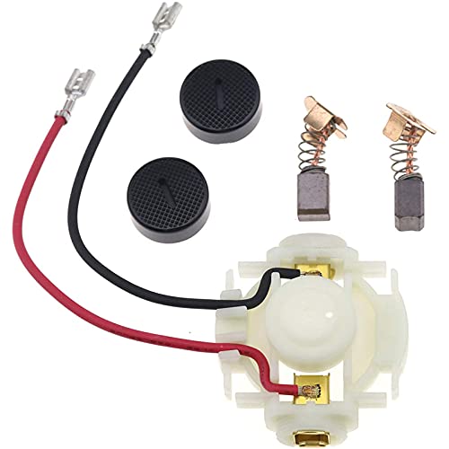 VIPMOON Kohlebürsten CB430 + Kohlebürsten + Kappen für Kohlebürsten Makita DGA452 BGA452 BGA450 BGA402 GA400 GA400D von VIPMOON