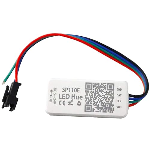 VIPMOON SP110E Bluetooth-Controller DC5 – 24 V Bluetooth-App iOS/Android Smart 1024 Pixel für WS2811 WS2812B,WS2813,SK9822,APA102 LED-Streifenlicht RGB/RGBW VIPMOON SP110E Bluetooth-Controller DC5 – 24 V Bluetooth-App iOS/Android Smart 1024 Pixel für WS2811 WS2812B,WS2813,SK9822,APA102 LED-Streifenlicht RGB/RGBW von VIPMOON