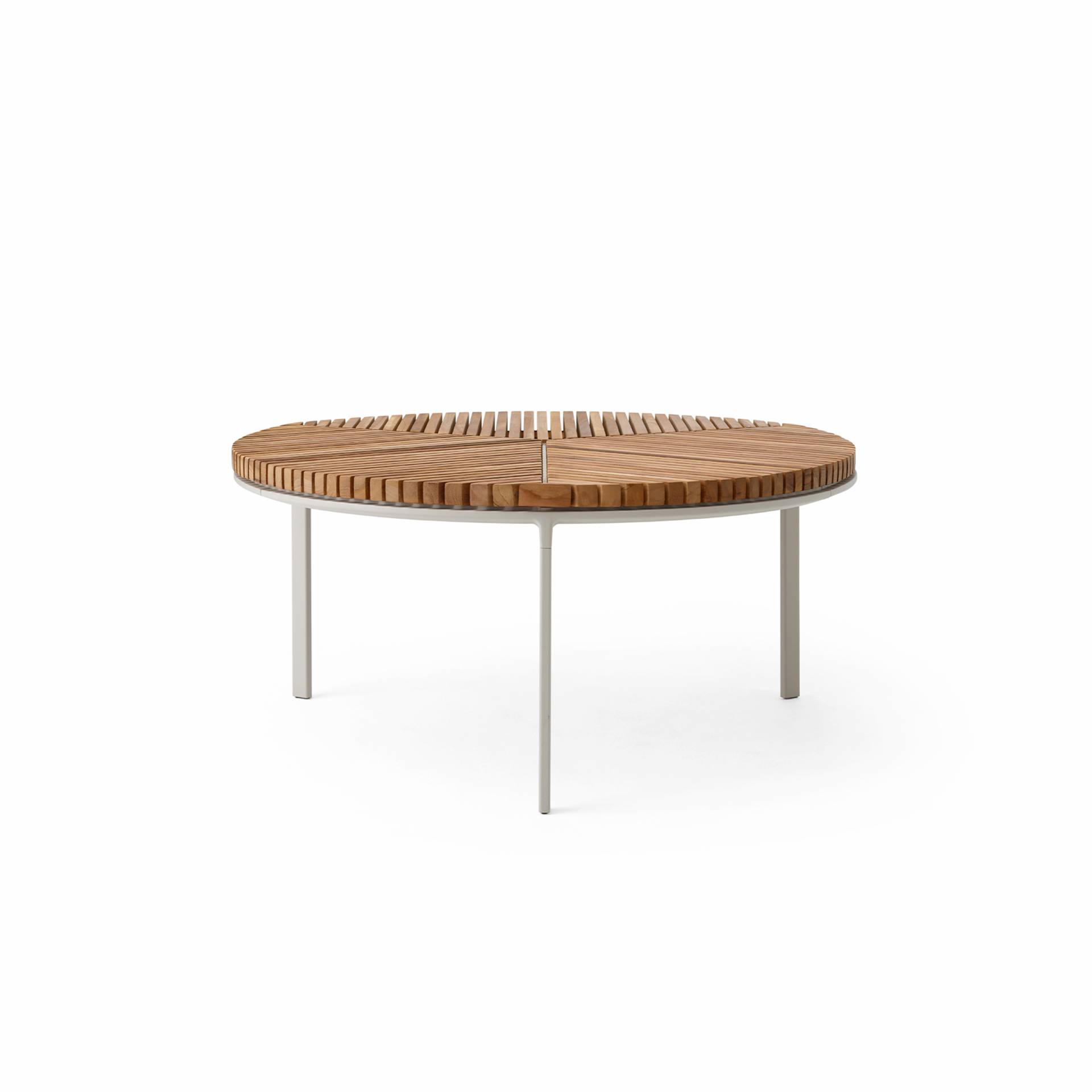 VIPP 716 // OPEN-AIR COFFEE TABLE - Ø90, TEAK von VIPP