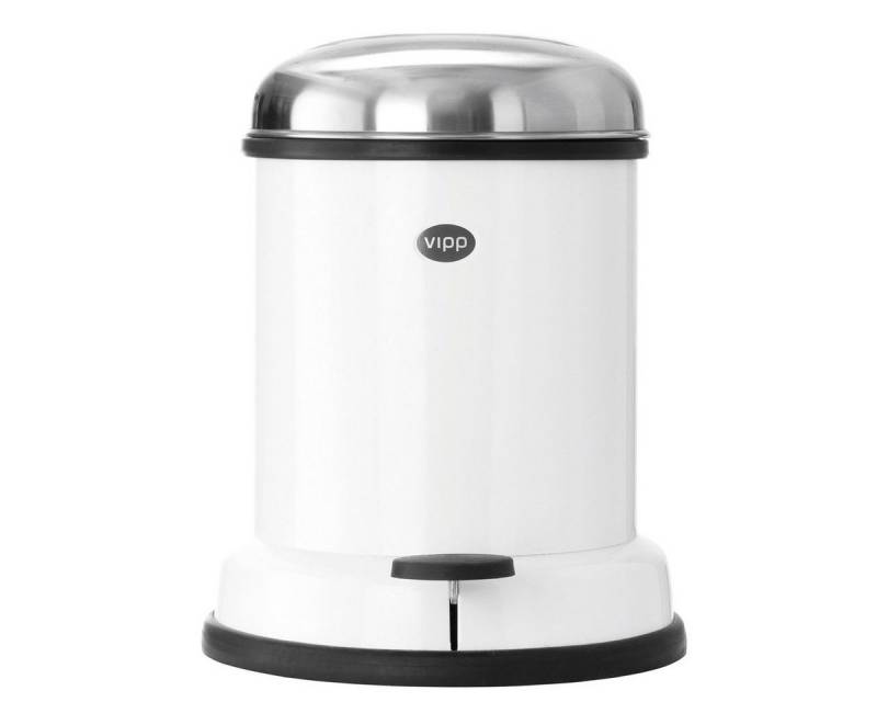 VIPP Mülleimer 14 Treteimer 8 l, weiß von VIPP