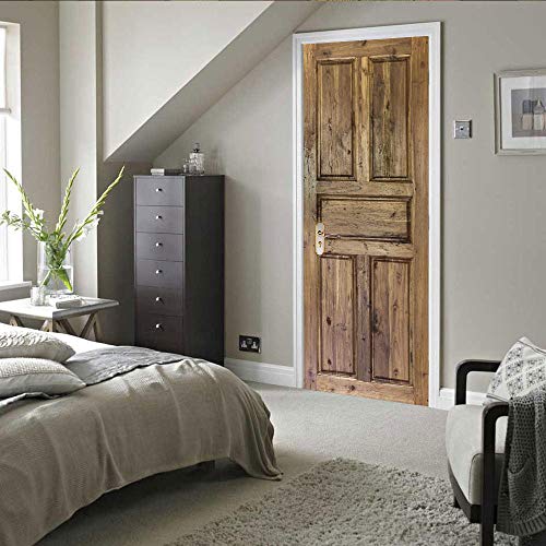 VIRANDA Türtapete 3D Türaufkleber Selbstklebend TürPoster - Holztür - Türfolie Poster PVC Abnehmbar Wasserdichte Door Stickers 90 x 200 cm VIRANDA Türtapete 3D Türaufkleber Selbstklebend TürPoster - Holztür - Türfolie Poster PVC Abnehmbar Wasserdichte Door Stickers 90 x 200 cm von VIRANDA