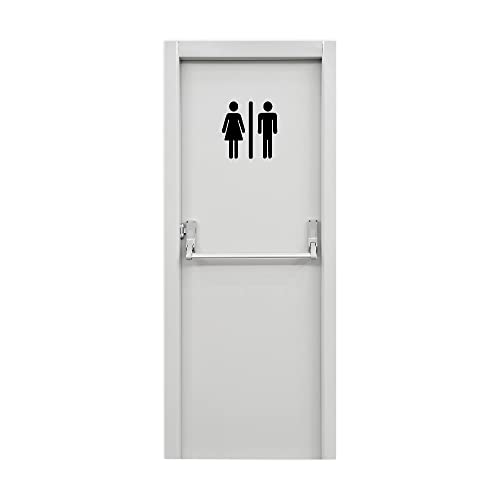 VIRANDA Türtapete Selbstklebend Türposter - Toilette Türaufkleber 3D Türklebefolie 77x200cm von VIRANDA