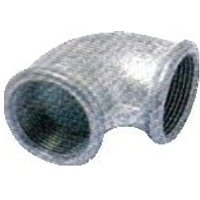 Virfollet - Bogen 90° kleiner Radius ff Gusseisen verzinkt 66x76 von VIRFOLLET