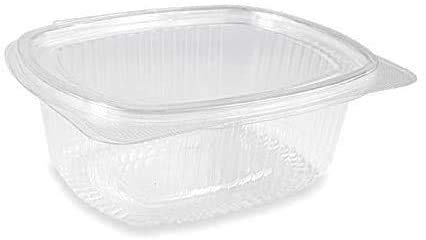 VIRSUS 50 ovale Tabletten aus Haustierschalen, transparent, 750 cc, mit Deckel, mit luftdichtem Verschluss von VIRSUS