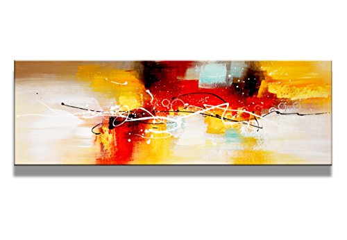 Visario Bild & Kunstdruck der Deutschen Marke 120 x 40 cm ArtNr 5727 Bilder auf Leinwand Kunstdrucke abstrakt Wandbild einteilig von Visario